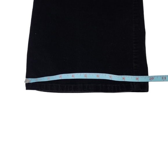 J Jill  Boot Cut  Women's Size 8 Mid-rise  Corduroy  Jeans  Black - Picture 11 of 15